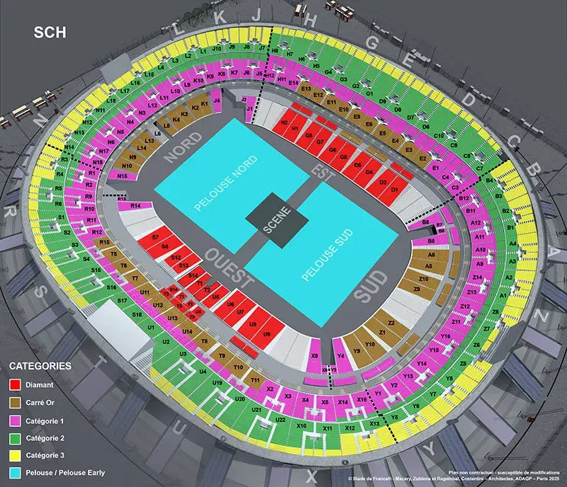 SCH - STADE DE FRANCE - 24 AVRIL 2027
